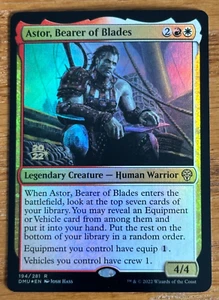 MTG Dominaria United, Astor, Portador de Cuchillas - Promoción de Lámina - Imagen 1 de 1