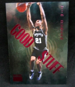 Tim Duncan 1999-00 Skybox Premium GOOD STUFF Insert Card#5!Spurs RC F HOF GOAT - Picture 1 of 2