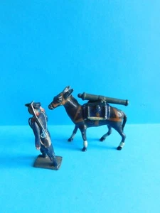 CBG MIGNOT / LA GRANDE GUERRE / ARTILLERIE : CHASSEUR ALPIN AVEC MULET - Bild 1 von 6