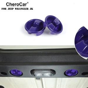 Cubierta de perilla de montaje en techo para Jeep Wrangler JK 07-17 accesorios púrpura - Imagen 1 de 12