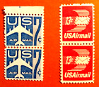 SCOTT # C51  &  C79   - SET OF 2 PAIRS OF  AIR MAIL STAMPS - F  / OG / MNH