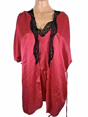 Conjunto de bata y peluche de encaje peignoir lencería vintage Sabrina by Mervyns L Foto 1 de 4