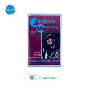 Johnny Winter - Gangster Of Love Cassette Tape (1991) Remaster Hits Blues SEALED - Picture 1 of 6