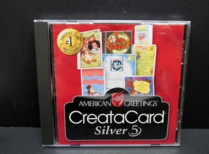 Amercian Grettings: CreataCard Silver 5, Win. 95 / 98 / NT,  Never Used, No Box - Picture 1 of 3