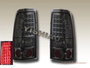 99-03 GMC SIERRA/ 99-02 CHEVY SILVERADO L.E.D TAIL LIGHTS SMOKE - Picture 1 of 1