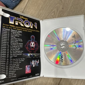 Tron (DVD, 1982) w/Insert Jeff Bridges, Bruce Boxleitner, David Warner - Picture 1 of 5
