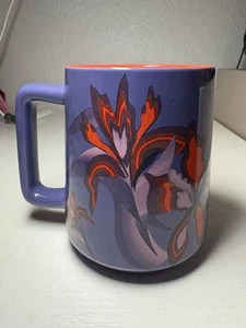 Nueva taza de cerámica Starbucks 2025 púrpura y coral floral flor nueva con etiquetas San Valentín 2025 - Imagen 1 de 7