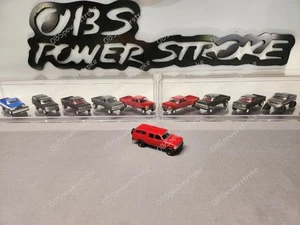 Customized 1996 Ford Centurion Bronco Crew Cab 1/64 Diecast Truck OBS Red Black - Picture 1 of 11