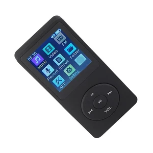 (Black)32G MP3 Player 1.8 Inch Screen MP3 MP4 Player For Sports Studying - Picture 1 of 12