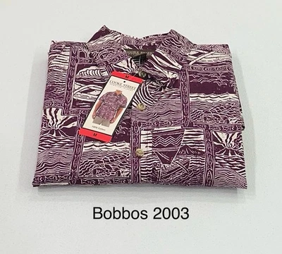 Cooke Street Honolulu Men's Short Sleeve Button Up Shirt, Purple, Size M - Image 1 of 3