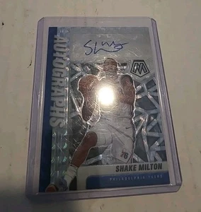 2020-21 Panini Mosaic SHAKE MILTON #AM-SMI Auto Prizm - Foto 1 di 4