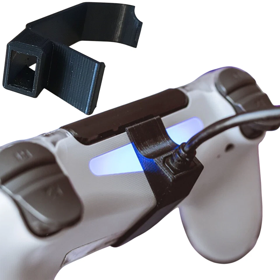 Sony PlayStation 4 DualShock Controller USB Cable Saver Clip Port Protector PS4 - Image 1 of 4
