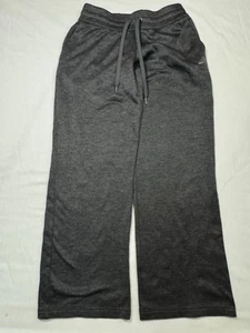 Adidas Sweatpants Boys M (12/14) Heathered Gray Logo Joggers Climawarm - Picture 1 of 12