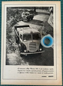 Rara Pubblicità Autocarro ALFA ROMEO 900 del 1951 - Foto 1 di 1