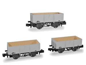 Rapido 942015, N Gauge, SECR Wagon Set (3) BR 7 Plank Diagram 1355 - Foto 1 di 1