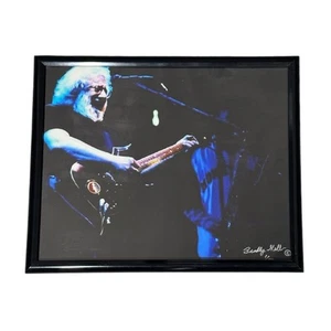 Greatful Dead Jerry Garcia ca. Early 90’s Original Photo SIGNED By Bradley Gelb - Picture 1 of 6