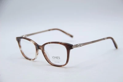 NUEVAS GAFAS JONES NEW YORK PETITE VJOP248 MARRÓN CUERNO BRILLO AUTÉNTICAS 49-16 Foto 1 de 4