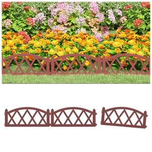 Lawn Edgings 17 pcs Red 10 m PP - Picture 1 of 6
