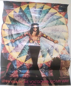 LENNY KRAVITZ Are You Gonna Go My Way 18X24 store promo poster 1992 VIRGIN - Picture 1 of 5