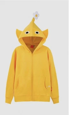 Nintendo NYC Pikmin Sudadera con Capucha Mediana Amarillo Cosplay Limitado Foto 1 de 4