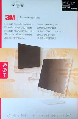 3M PF23.0W9 Privacy Filter for 23” Widescreen LCD Monitors (16:9) (PF230W9) - Image 1 of 4