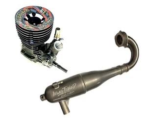 Ielasi Tuned Terra Motor DLC (O.S. OS B21) 1:8 Buggy + Auspuff 2186FT - Bild 1 von 2