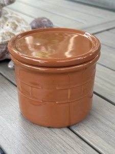 Pre-Owned Longaberger Pottery Woven Traditions Souper Spice Color Soup Mug - Picture 1 of 8