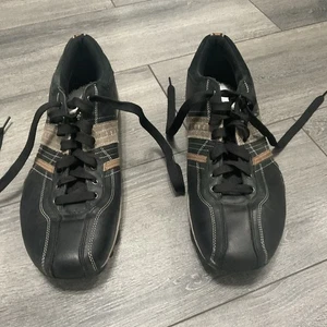 Sketchers  Lifestyle Brand Men’s Size 12 Leather Uppers SN 50437 Black  - Picture 1 of 11