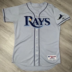 Tampa Bay Rays Authentic Jersey 44 Large Majestic Vintage MLB - Picture 1 of 9