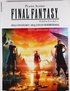 Final Fantasy Piano Score 1987 - 2024 VII Rebirth IMPERFECT Sheet Music Remake X - Picture 1 of 15