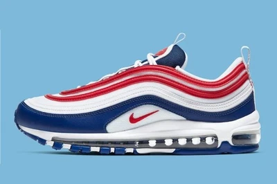 2023 NIKE AIR MAX 97 OG SZ 10 USA OLYMPICS GOLD MEDAL 4TH OF JULY CW5584-100 - Image 1 of 4