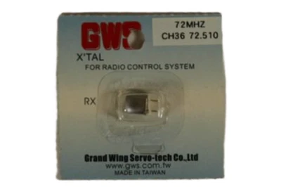 GWS GWSXFRM36 72MHz CH36 72.510 X’TAL for Radio Control System - Image 1 of 2