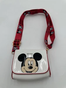 New White Mickey Mouse Small Mini Purse Lip Stick Make up Change Purse Fast Ship - Picture 1 of 11