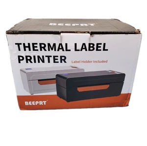 Impresora de etiquetas térmicas BEEPRT con adaptador de corriente probada ideal para etiquetas USPS - Imagen 1 de 10