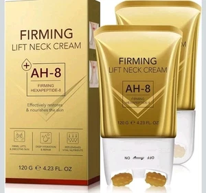 2 Pack Firming Lift Neck Cream with AH-8 HEXAPEPTIDE-8 Expires 6/3/28 - Picture 1 of 4