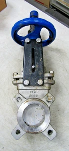 💥DAVIS VALVE 2-1/2" CLASS 150PSI GATE SS304 FIG 59CE KNIFE GATE VALVE 230°F - Picture 1 of 10