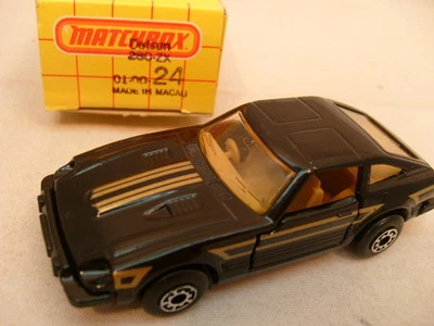 1983 MATCHBOX SUPERFAST BLACK & GOLD #24 DATSUN 280-ZX 2+2 NEW IN BOX - Image 1 of 3