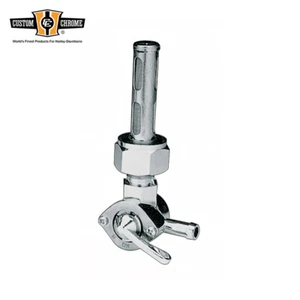 Volante de combustible cromado apto para Harley 1975-Up tanque con conexión de tuerca de 13/16" - Imagen 1 de 2