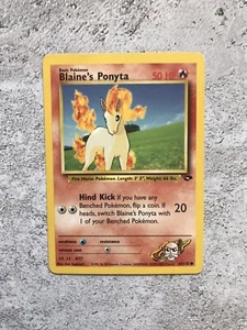 Pokémon TCG Blaine's Ponyta Gym Challenge 64 Regular Unlimited Common - Picture 1 of 2