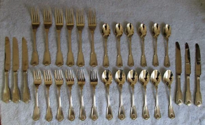 30pc Towle Stainless 18/8 Germany London Shell Flatware 160-80A - Picture 1 of 22