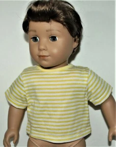 T Shirt For 18 in American Girl Boy Doll Logan Clothes Accessory - Picture 1 of 3