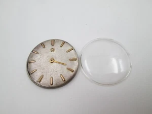 Máquina y esfera Omega. Cuerda manual. Calibre 600. Dial gris. Suiza. 1960 - Imagen 1 de 6