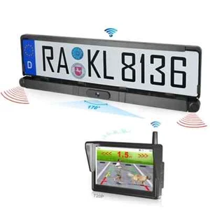 5 Inch Solar 2.4GHz Digital Wireless WIFI Car Rear View Parking Sensor Camera - Picture 1 of 12