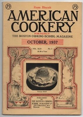 American Cookery Magazine Boston Cooking School  October 1937 — 第 1/4 张图片