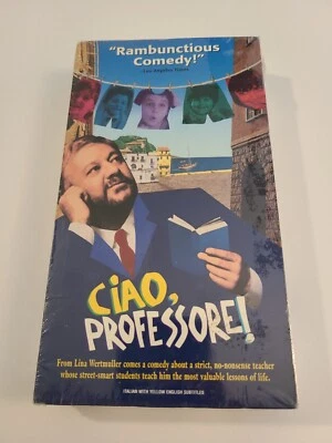 Ciao, Professore! NEW Sealed VHS 1995 Italian With English Subtitles, Hi-fi 1976 - Image 1 of 4