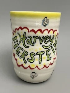 Signed - IAN PARK- Studio Art Pottery Cup Mug- HARVEY FIERSTEIN - Queer Gay - Picture 1 of 8