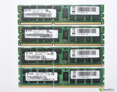 NetAPP X3205-R6 32GB (4 X 8GB) DIMM V6280 SA620 FAS6280 Memory 107-00096+A0  - Image 1 of 2
