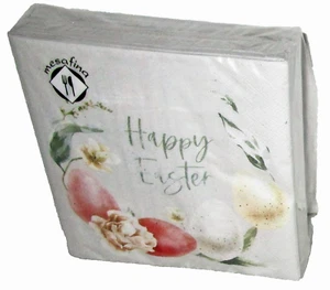 EASTER LUNCHEON NAPKINS 40 Ct 3 Ply 13" X 13" HAPPY EASTER - Picture 1 of 1