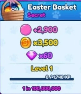Easter Basket bubble gum simulator infinity - Picture 1 of 1