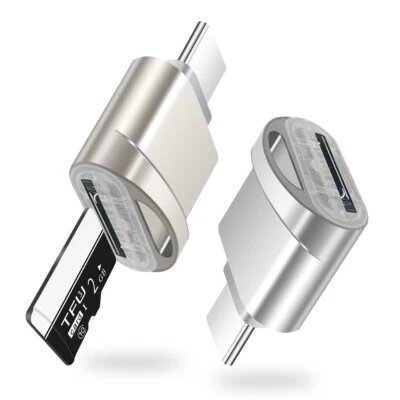 USB 3.1 Portable Card Reader OTG Adapter Type C To TF Micro SD - Image 1 of 4